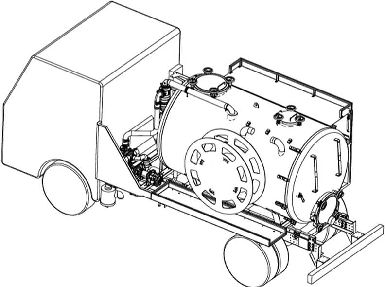 Technische Zeichnung Combi Advance Pro Modelleigenschaften